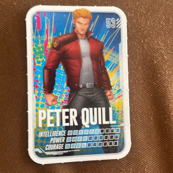 4/$20 Marvel Collectible Card #53 - PETER QUILL - Picture 3 of 3